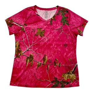 Real Tree Camo Short Sleeve Shirt Brush Woodland